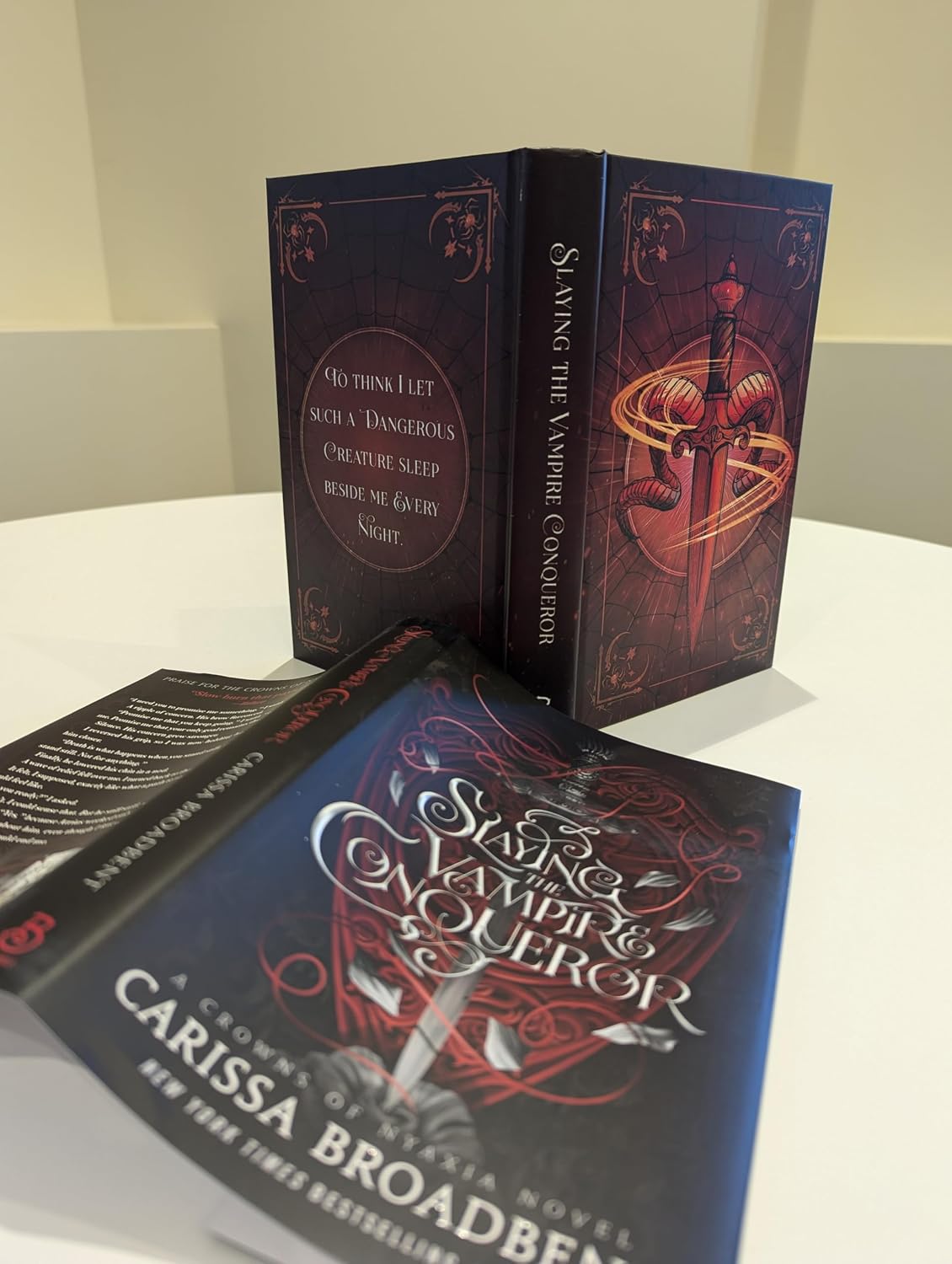 Slaying the Vampire Conqueror (Crowns of Nyaxia) by Carissa Broadbent