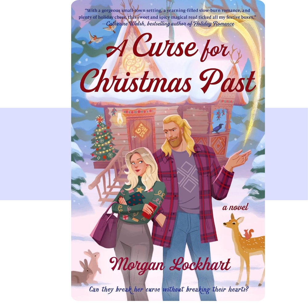 book cover for a curse for christmas past by morgan lockhart
