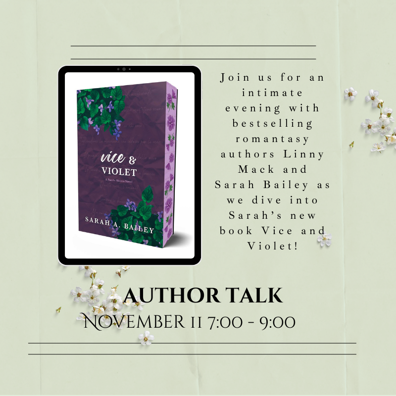 Author Talk with Linny Mack and Sarah Bailey