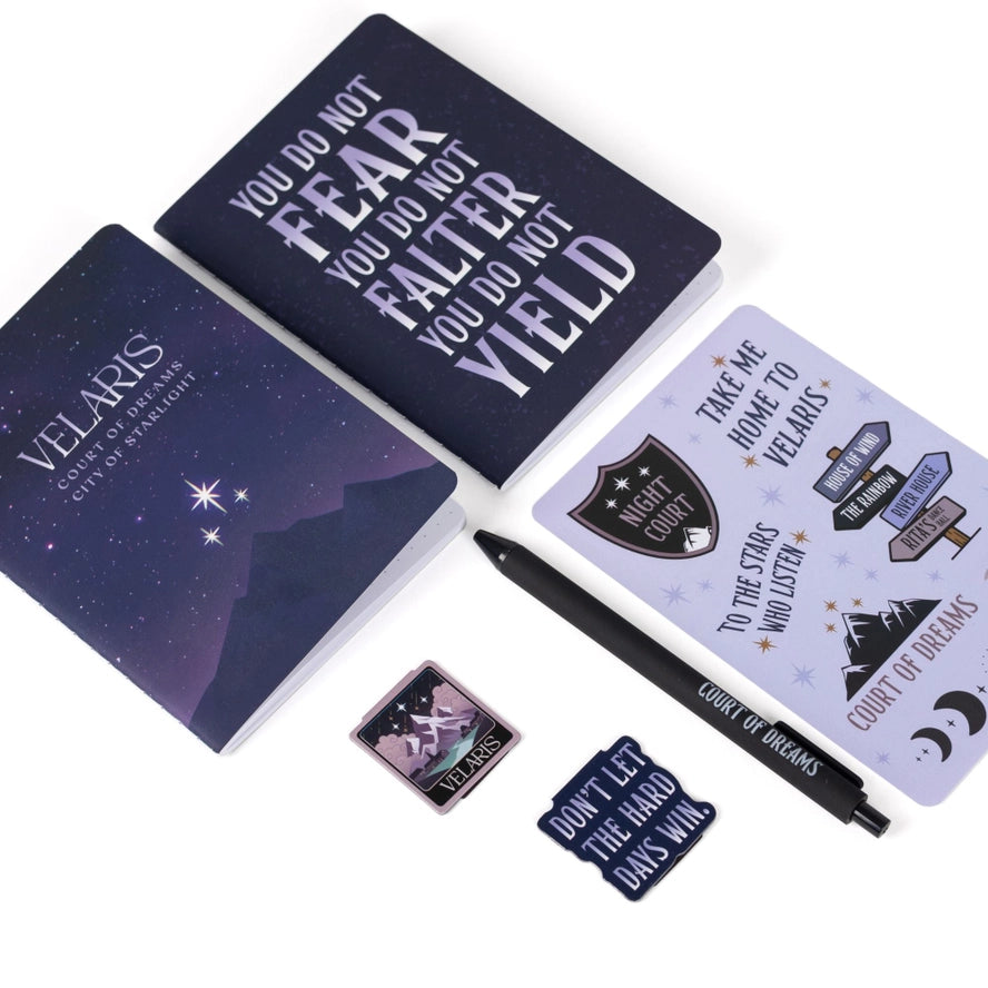 ACOTAR™ Velaris™ Gift Set – Night Court Journals, Bookmarks & Stickers