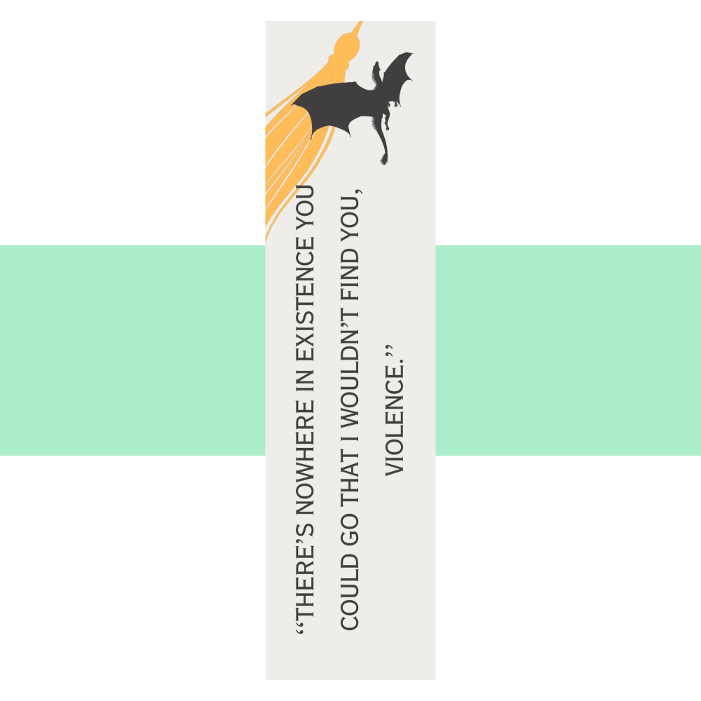 fourth wing bookmark