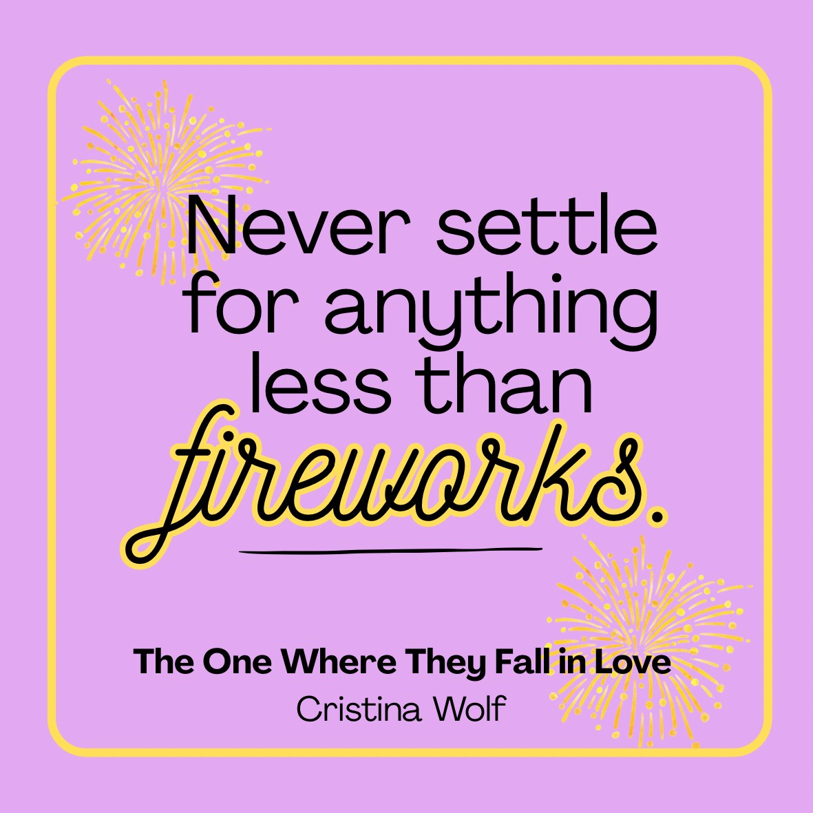 The One Where They Fall in Love by Cristina Wolf
