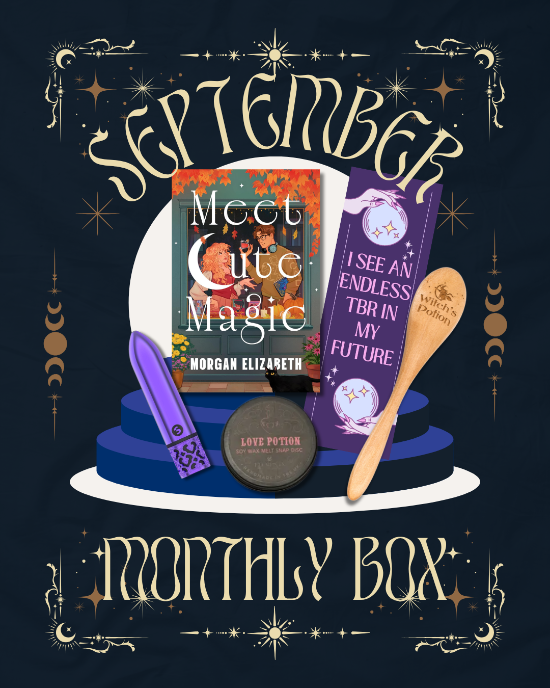 September From Page to Pleasure Box: MEET CUTE MAGIC Edition