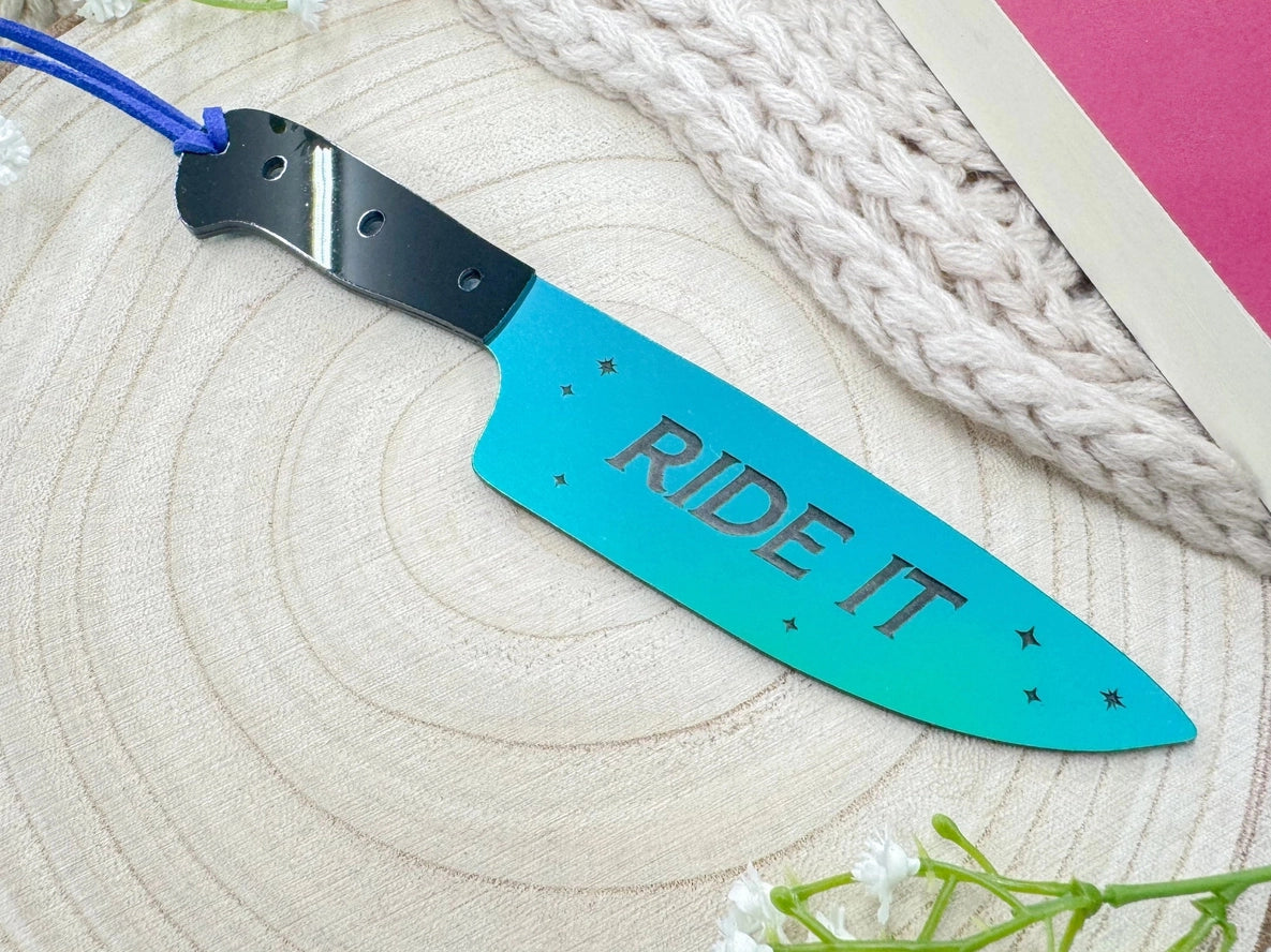 Ride It Knife Bookmark