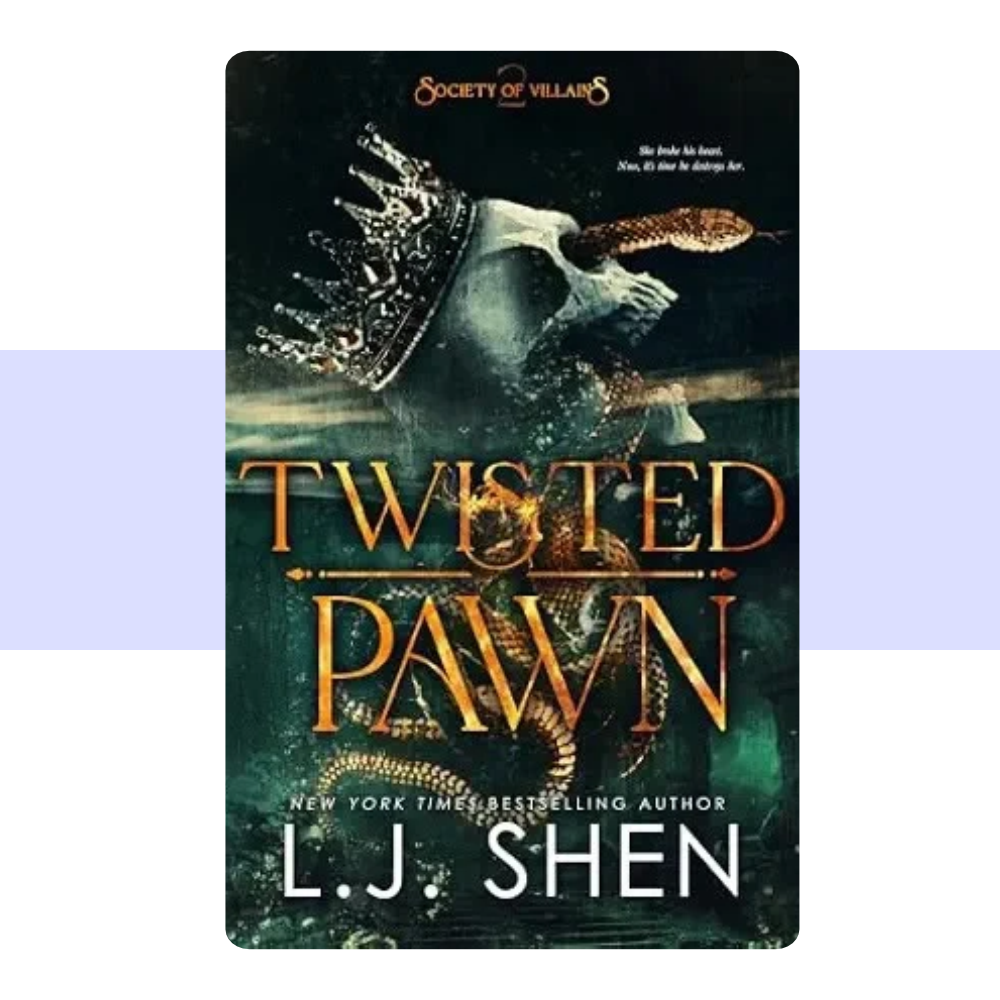 book cover for twisted pawn by lj shen