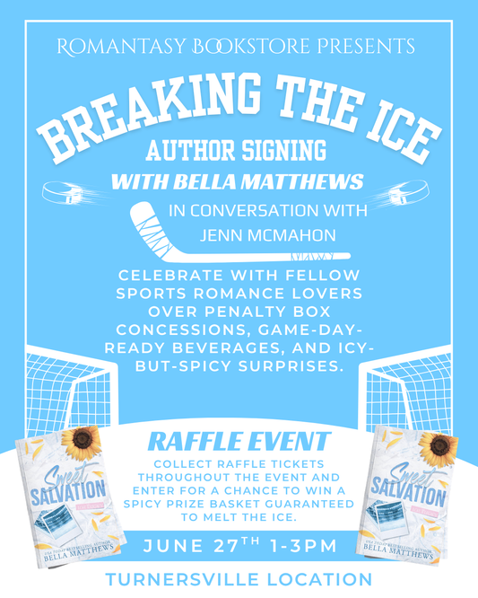 Breaking the Ice with Bella Matthews: A Sports Romance Signing Party in Turnersville