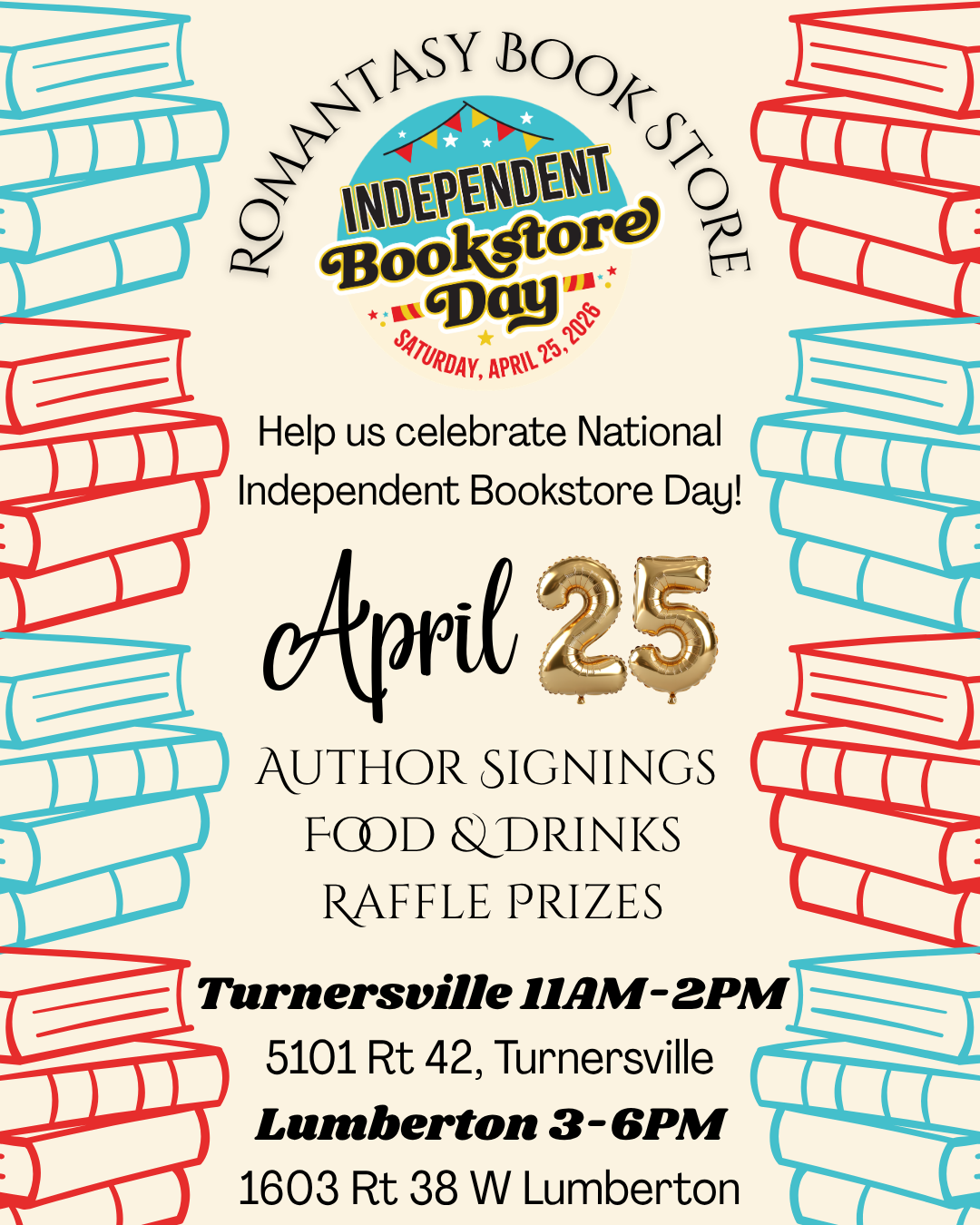 Indie Bookstore Day at Romantasy Bookstore