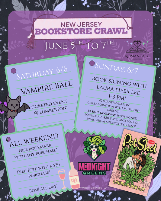 Romantasy Bookstore Joins the New Jersey Bookstore Crawl June 5–7 — Bookmark with Every Purchase, Free Tote with $30+, and “Rosé All Day” Sips