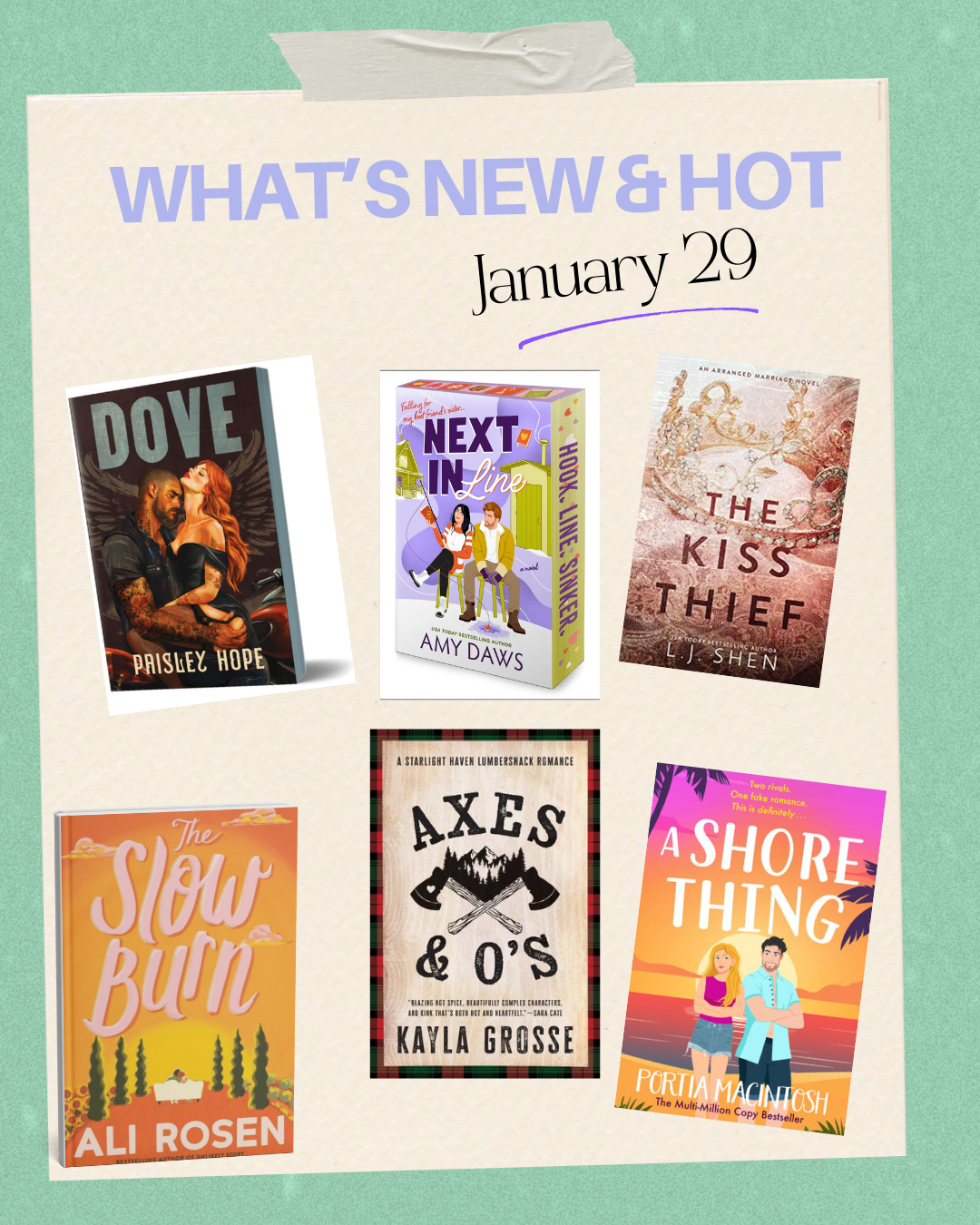 Hot Off the Presses Plus What's Coming Up At Romantasy Bookstore in February