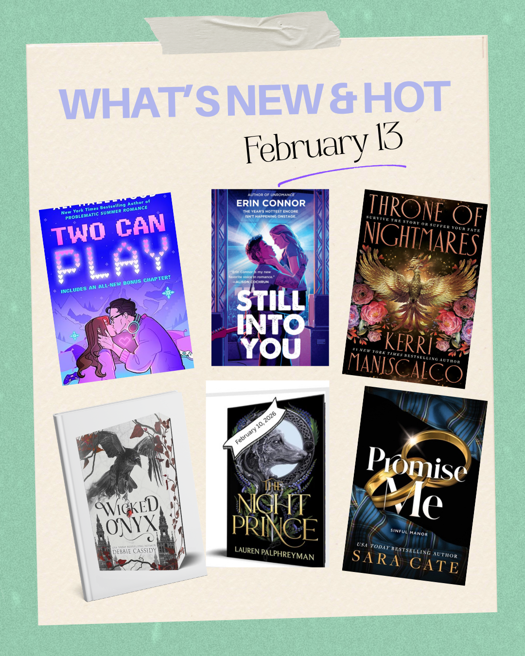 What's New and Hot for Valentine's Day at Romantasy Bookstore!