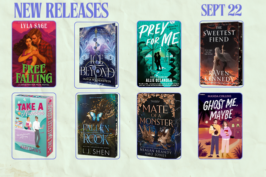 New Romance and Romantasy Book Releases: September 22, 2026