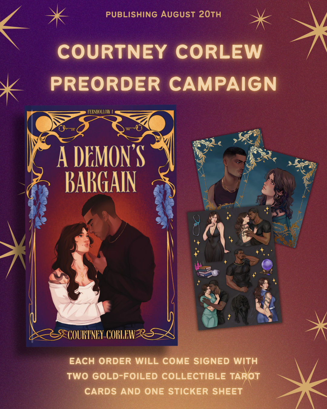 [PRE-ORDER] A Demon's Bargain By Courtney Corlew