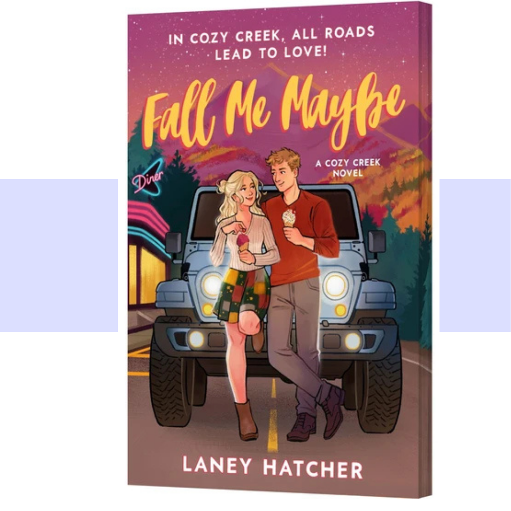 Fall Me Maybe Deluxe Edition book cover by Laney Hatcher deluxe edition with sprayed edges 