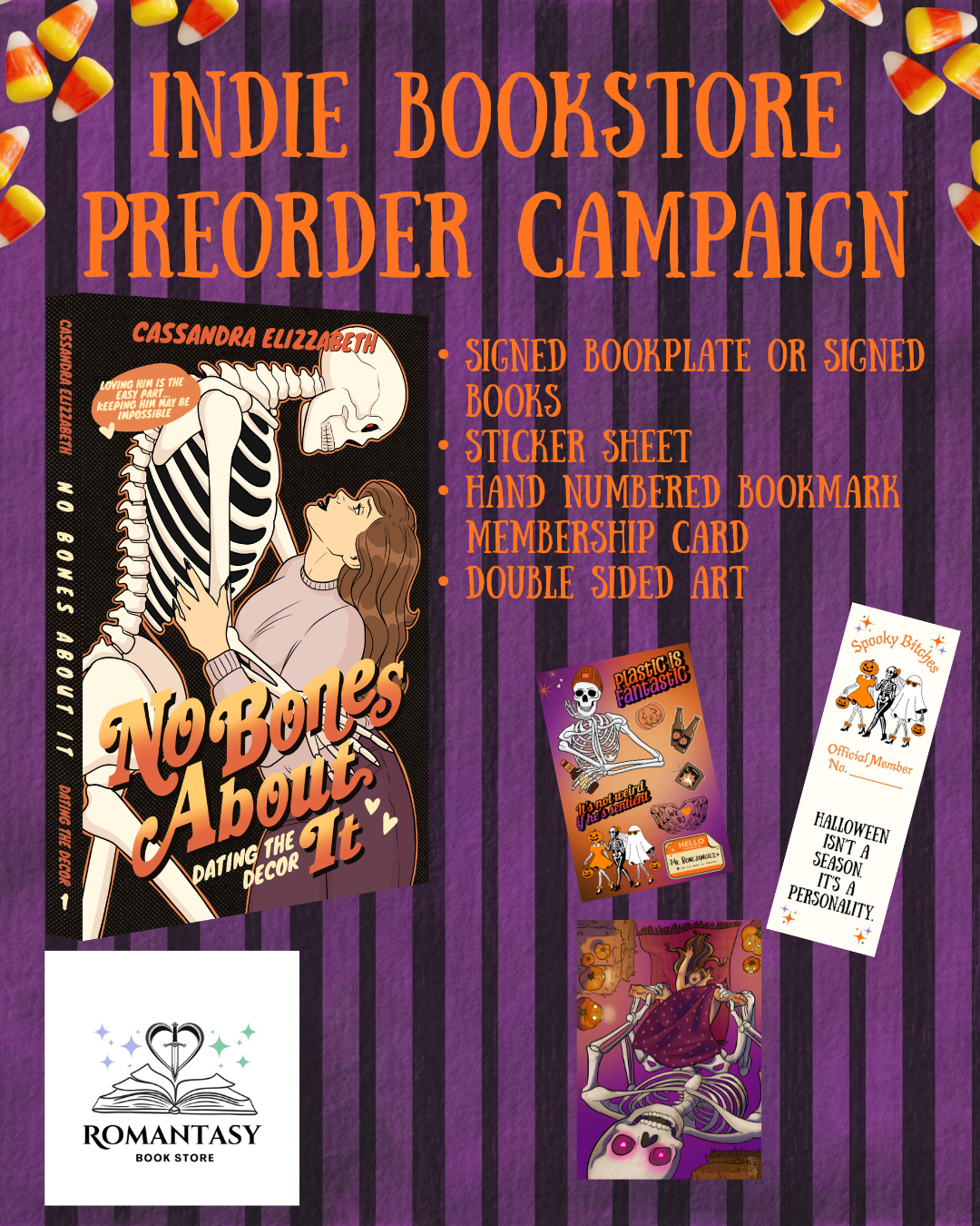 [PREORDER] No Bones About It by Cassandra Elizabeth
