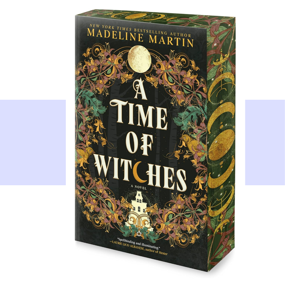 a time of wtiches by madeline martin book cover deluxe edition with sprayed edges
