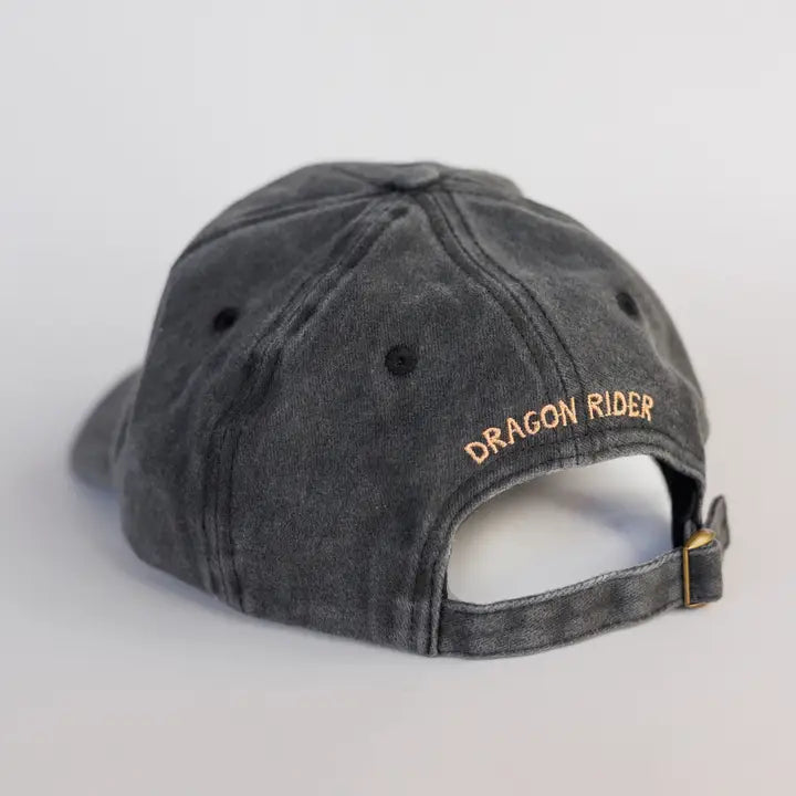 Fourth Wing Dragon Rider Hat – Andarna Gold Dragon Baseball Cap