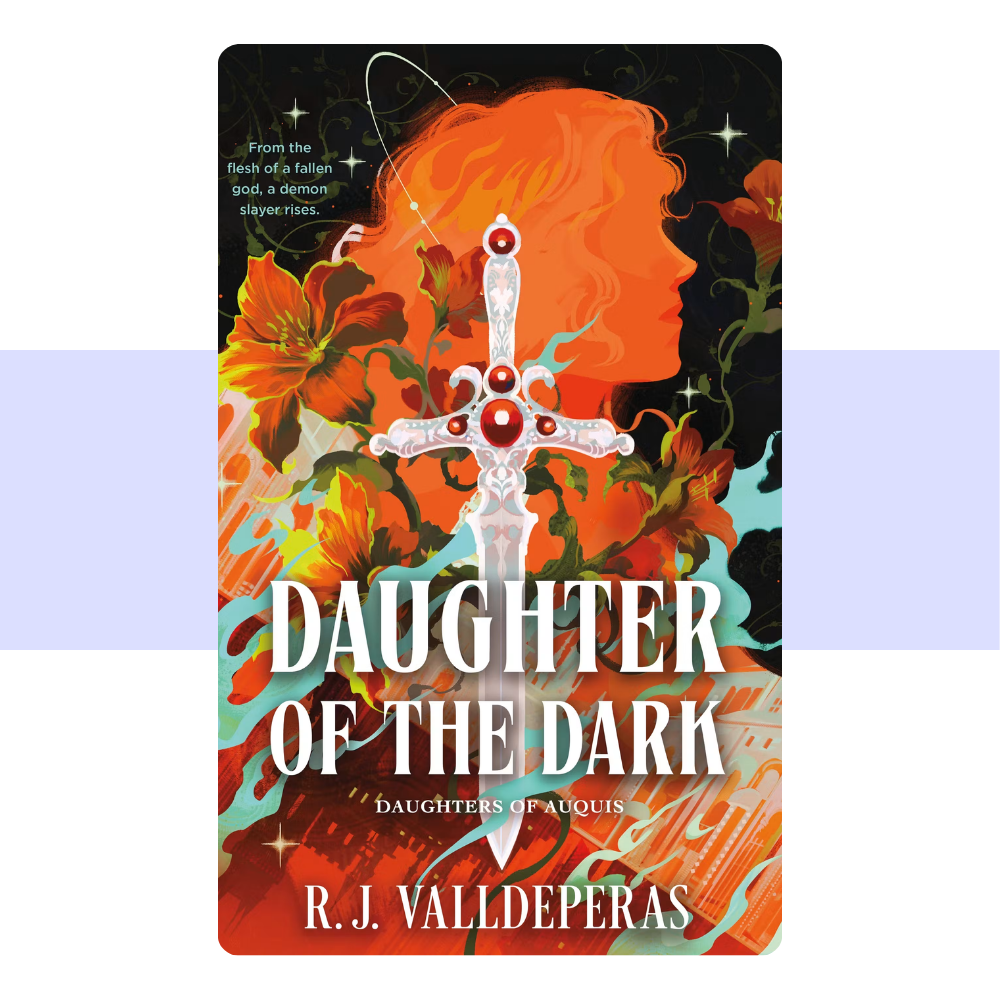 Book cover for 'Daughter of the Dark' by R.J.