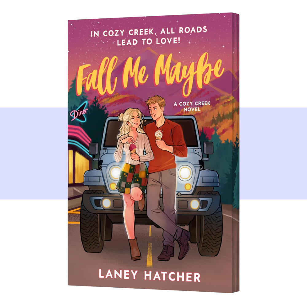 Fall Me Maybe Deluxe Edition book cover by Laney Hatcher deluxe edition with sprayed edges 