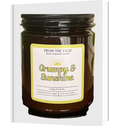 Grumpy & Sunshine Romance Book Candle