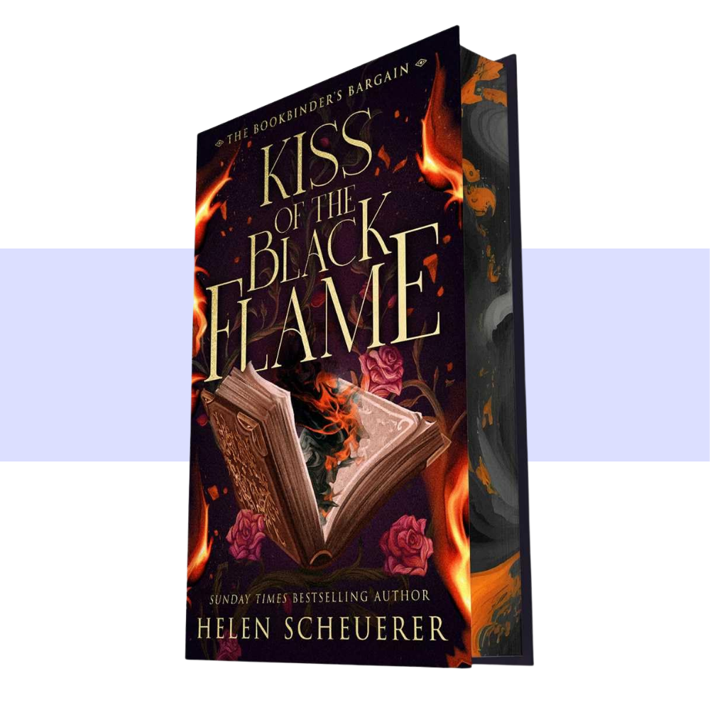 [PRE-ORDER] Kiss of the Black Flame (The Bookbinder's Bargain, #1) by Helen Scheuerer