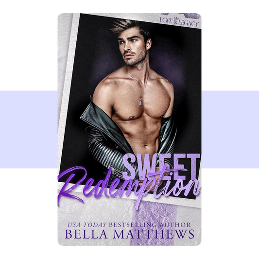 Book cover for Sweet Redemption by Bella Matthews, featuring a romantic contemporary design with the title and author name prominently displayed.