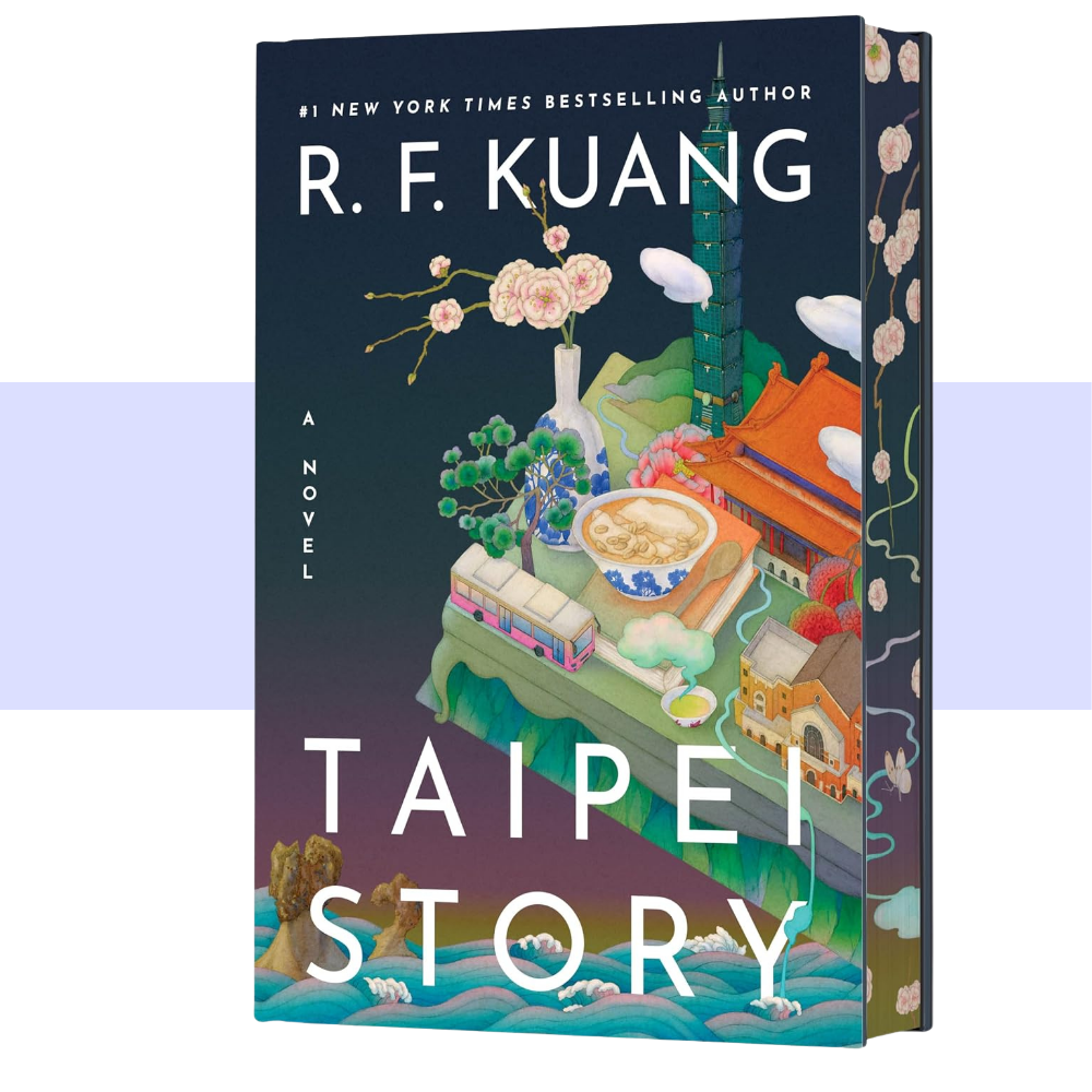 deluxe limited edition cover of tapipei story by rf kuang with sprayed edges 