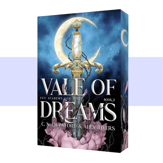 Dark romantasy cover featuring a seductive fae prince and a woman in a mystical fantasy setting, with ornate gold lettering.